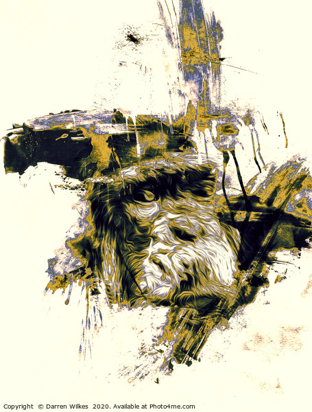 Chimpanzee Art  Picture Board by Darren Wilkes