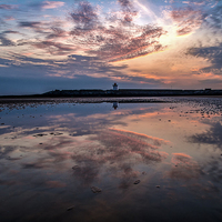 Buy canvas prints of Beach reflections by tim jones