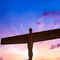 Buy canvas prints of The Angel of the North. by Guido Parmiggiani