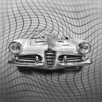 Buy canvas prints of Alfa Romeo Giulietta Sprint Veloce by Guido Parmiggiani