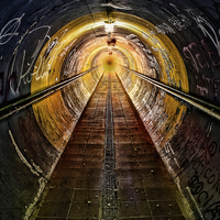 Buy canvas prints of The tunnel by Guido Parmiggiani