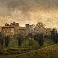 Buy canvas prints of Landscape of Serravalle, Italy by Guido Parmiggiani