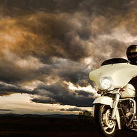 Buy canvas prints of HARLEY DAVIDSON by Guido Parmiggiani