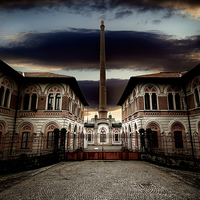 Buy canvas prints of Ideal Village of work by Guido Parmiggiani