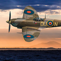 Buy canvas prints of Supermarine Spitfire by Guido Parmiggiani