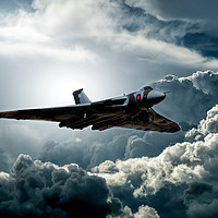 Buy canvas prints of Vulcan bomber by Guido Parmiggiani