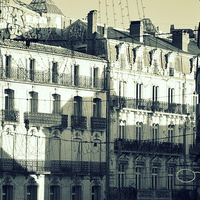 Buy canvas prints of Montpellier Façades by Marco Buresti
