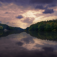 Buy canvas prints of  Newmillerdam Reflections by ZI Photography