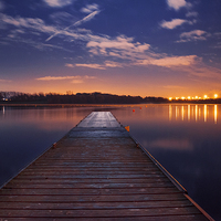 Buy canvas prints of  Sunset Jetty by ZI Photography