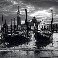 Buy canvas prints of Wet Venice by Ceri Jones