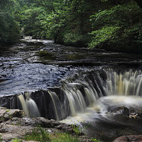 Buy canvas prints of Neath Valley Waterfall by Ceri Jones