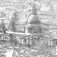Buy canvas prints of St Pauls Cathedral by Ceri Jones