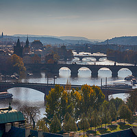 Buy canvas prints of Bridges of Prague by Ceri Jones