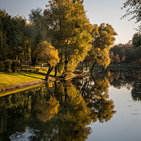 Buy canvas prints of Autumn's Mirror by Anthony Plancherel