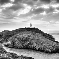 Buy canvas prints of Strumble Head Lighthouse by Katie Mitchell