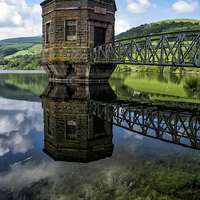 Buy canvas prints of Talybont Reservoir by Katie Mitchell