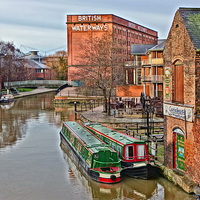 Buy canvas prints of british waterways building nottingham by mark lindsay