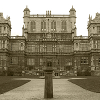 Buy canvas prints of wollaton hall nottingham by mark lindsay