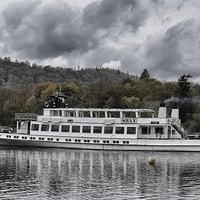 Buy canvas prints of all aboard lake windermere by mark lindsay
