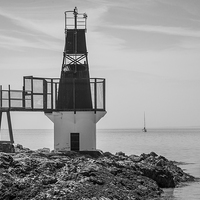 Buy canvas prints of Battery Point Portishead by Mark Hobbs