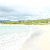 Buy canvas prints of Scarista Beach on the Isle of Harris, Scotland by Robert Kelly