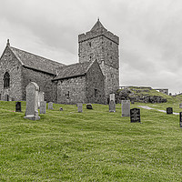 Buy canvas prints of Rodel Church on the Isle of Harris by Robert Kelly