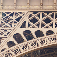 Buy canvas prints of Eiffel Tower detail by Eric Fouwels