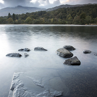 Buy canvas prints of Coniston Water by Julian Mitchell