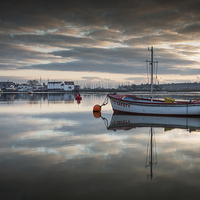 Buy canvas prints of Calm Waters by Julian Mitchell