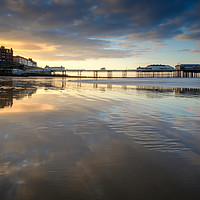 Buy canvas prints of Cromer sunset by Julian Mitchell