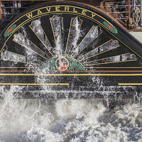 Buy canvas prints of Waverley Close-up Port side Paddle Housing by Ian Johnson
