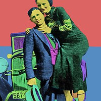 Buy canvas prints of Bonnie and Clyde  by Matthew Lacey