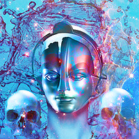 Buy canvas prints of Robot Transcendence by Matthew Lacey