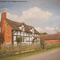 Buy canvas prints of Walnut Tree Cottage 1 by Jason Williams