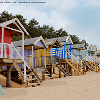 Buy canvas prints of Beach Huts by Jason Williams