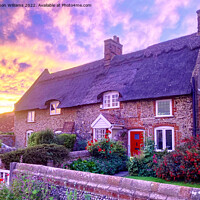 Buy canvas prints of Sunset Cottage  by Jason Williams