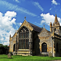Buy canvas prints of St Lawrences Church, Worcestershire by Jason Williams