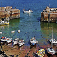 Buy canvas prints of Newquay Harbour by Jason Williams