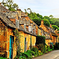 Buy canvas prints of Snowshill Village. by Jason Williams