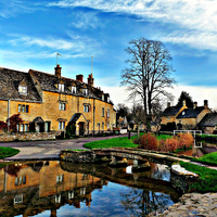 Buy canvas prints of Most beautiful old English village by Jason Williams