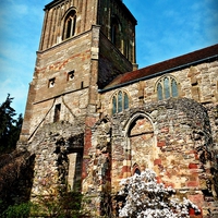 Buy canvas prints of Little Malvern Priory by Jason Williams
