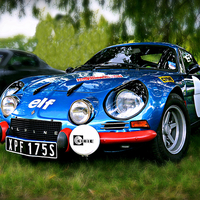 Buy canvas prints of The Alpine A110 