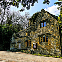 Buy canvas prints of  Old Cotswold House. by Jason Williams