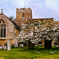 Buy canvas prints of St Peters Church in Spring.  by Jason Williams