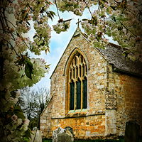 Buy canvas prints of St Peter's Church, Dumbleton.  by Jason Williams
