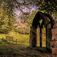 Buy canvas prints of  Manor house landscape. by Jason Williams