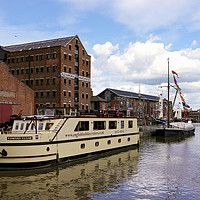 Buy canvas prints of Historic Gloucester Docks by Jason Williams