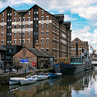 Buy canvas prints of Gloucester Dock Reflections  by Jason Williams
