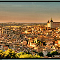 Buy canvas prints of Toledo, Spain, in evening light by Geoffrey Higges
