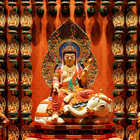 Buy canvas prints of Buddha Tooth Relic Temple, Singapore by Geoffrey Higges